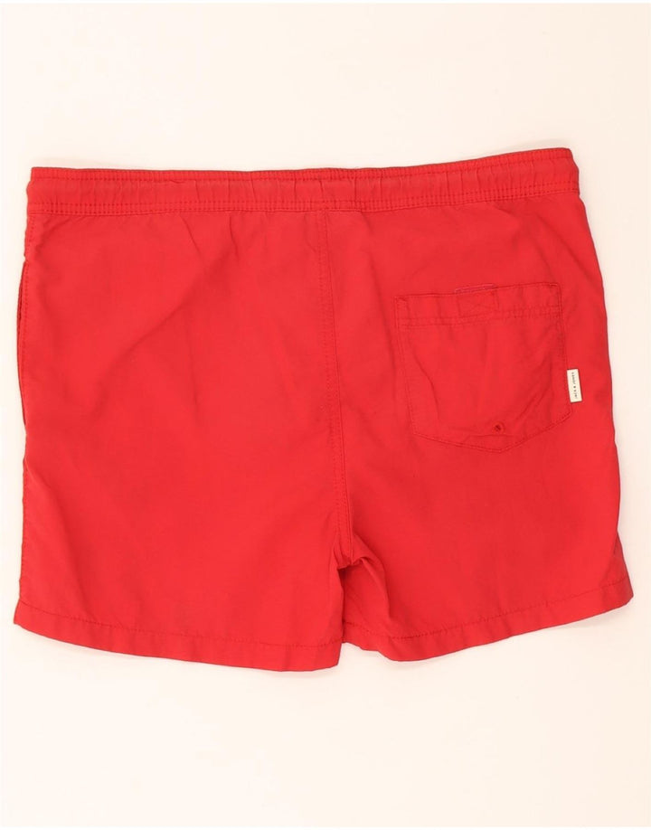 JACK & JONES Mens Swimming Shorts Small  Red Nylon Vintage Jack & Jones and Second-Hand Jack & Jones from Messina Hembry 