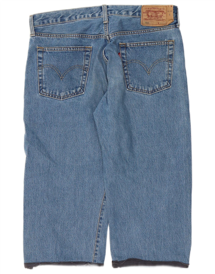 Blugi LEVI'S 501 Capri pentru bărbați W34 L19 Bumbac albastru