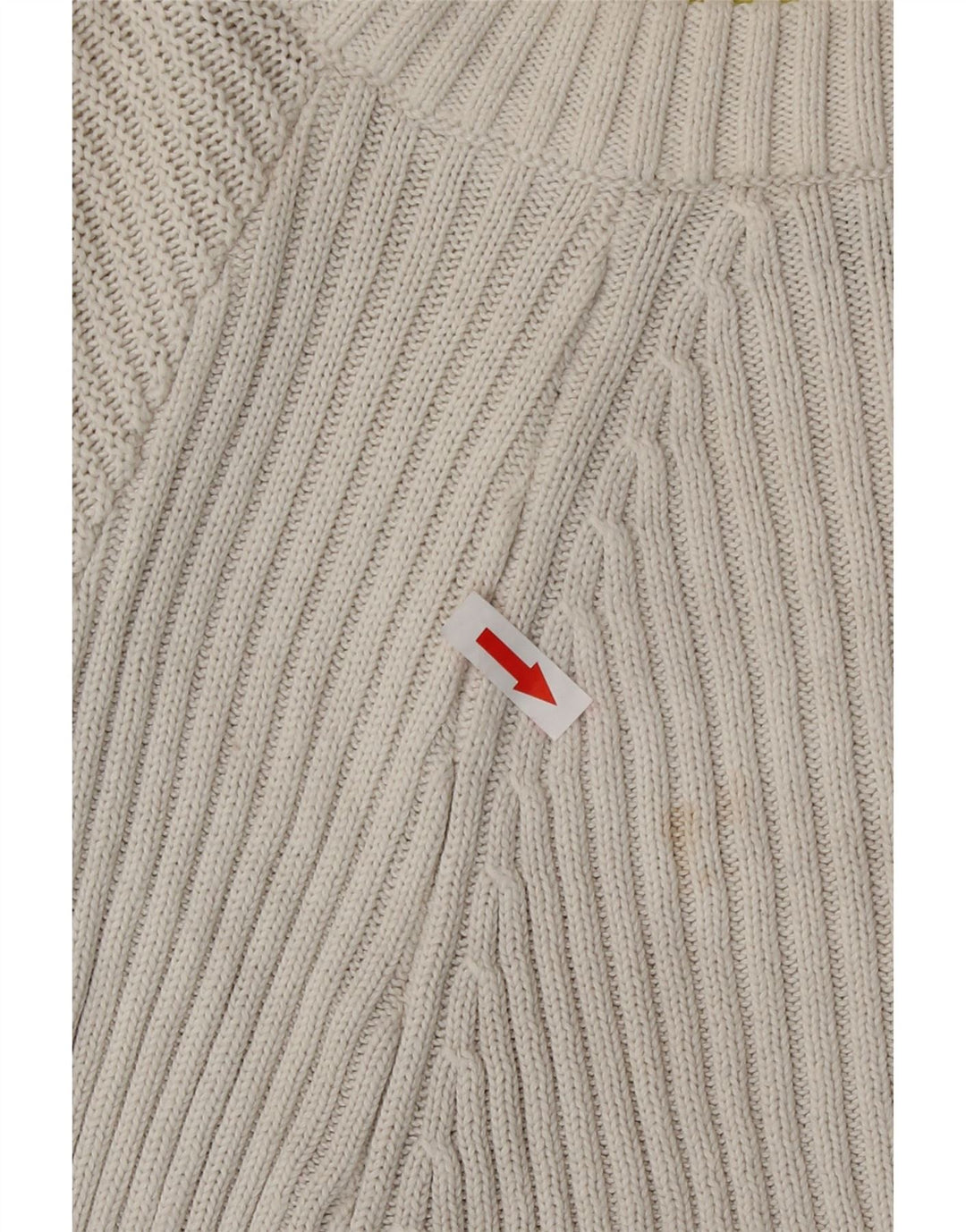 Topshop Pulover Crop Oversized Crew Deck Pulover UK 12 Medium White