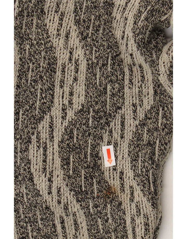 Pulover cardigan pentru bărbați De Pletrl IT 50 Lână Chevron Gri Mediu