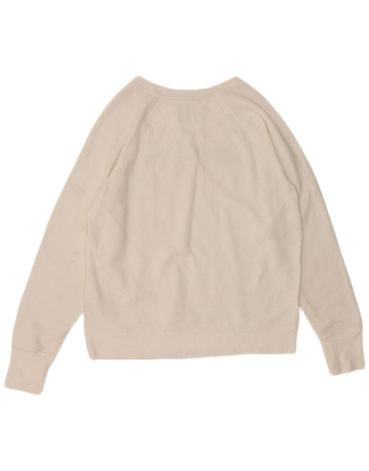 Pulover cu grafic pentru femei Champion UK 16 Poliester alb mare