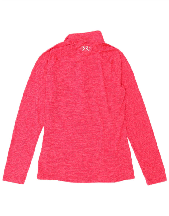 Top de trening UNDER ARMOUR pentru femei Heat Gear Pullover UK 12 Medium Pink