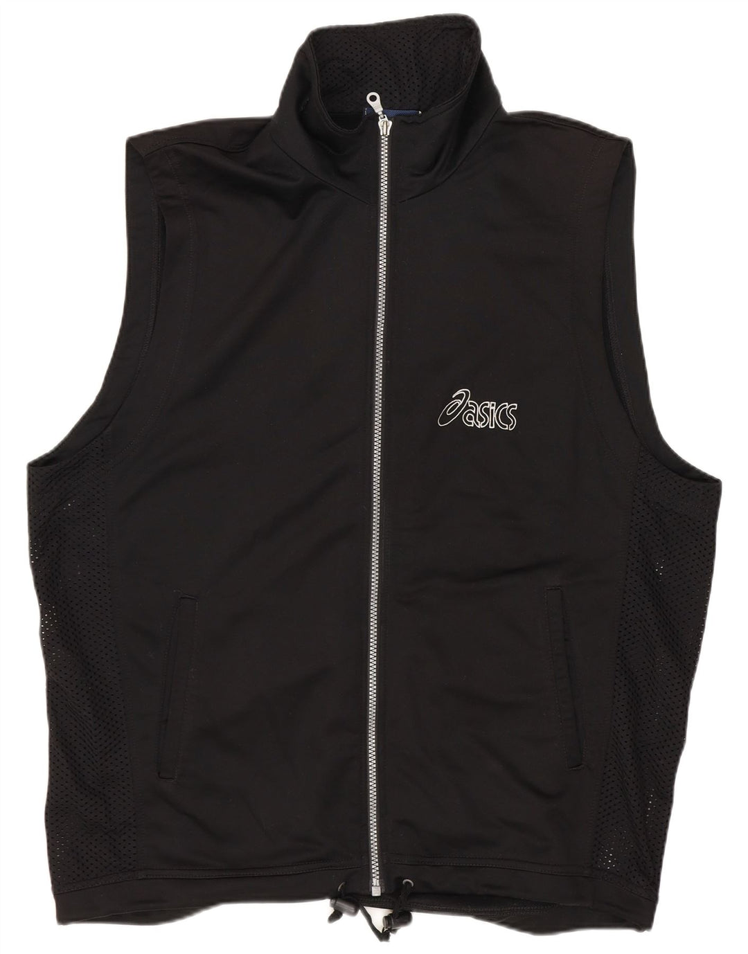 Jachetă de trening fără mâneci pentru bărbați Asics, mare, neagră