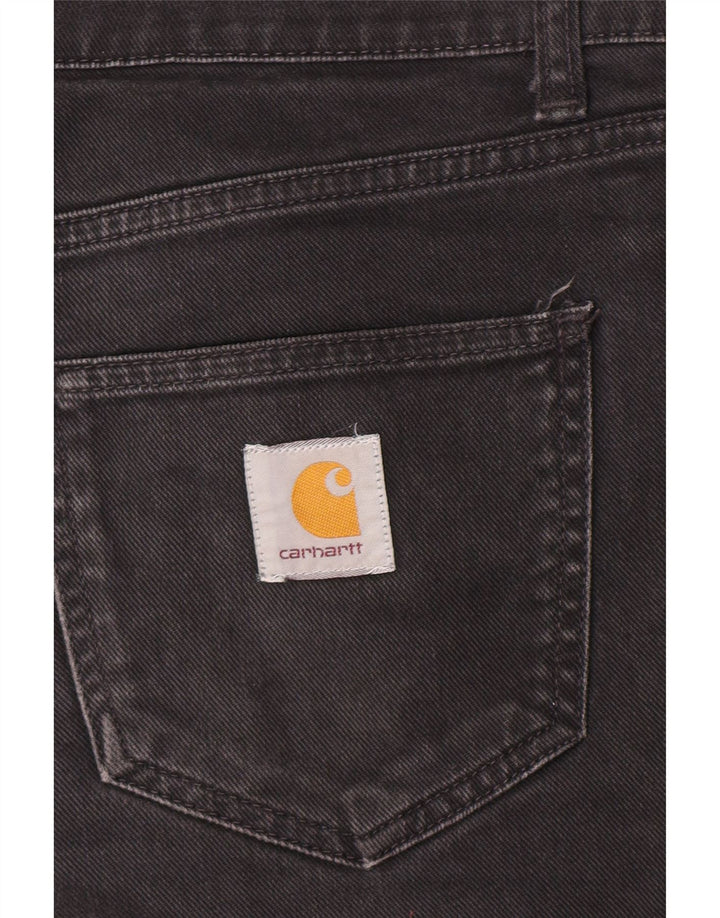 Blugi subțiri pentru bărbați Carhartt W36 L32 negri