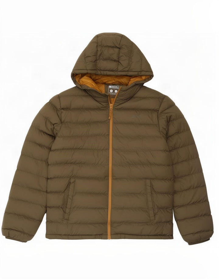 Jachetă căptușită cu glugă pentru bărbați Mountain Warehouse UK 40 Poliamidă kaki mare