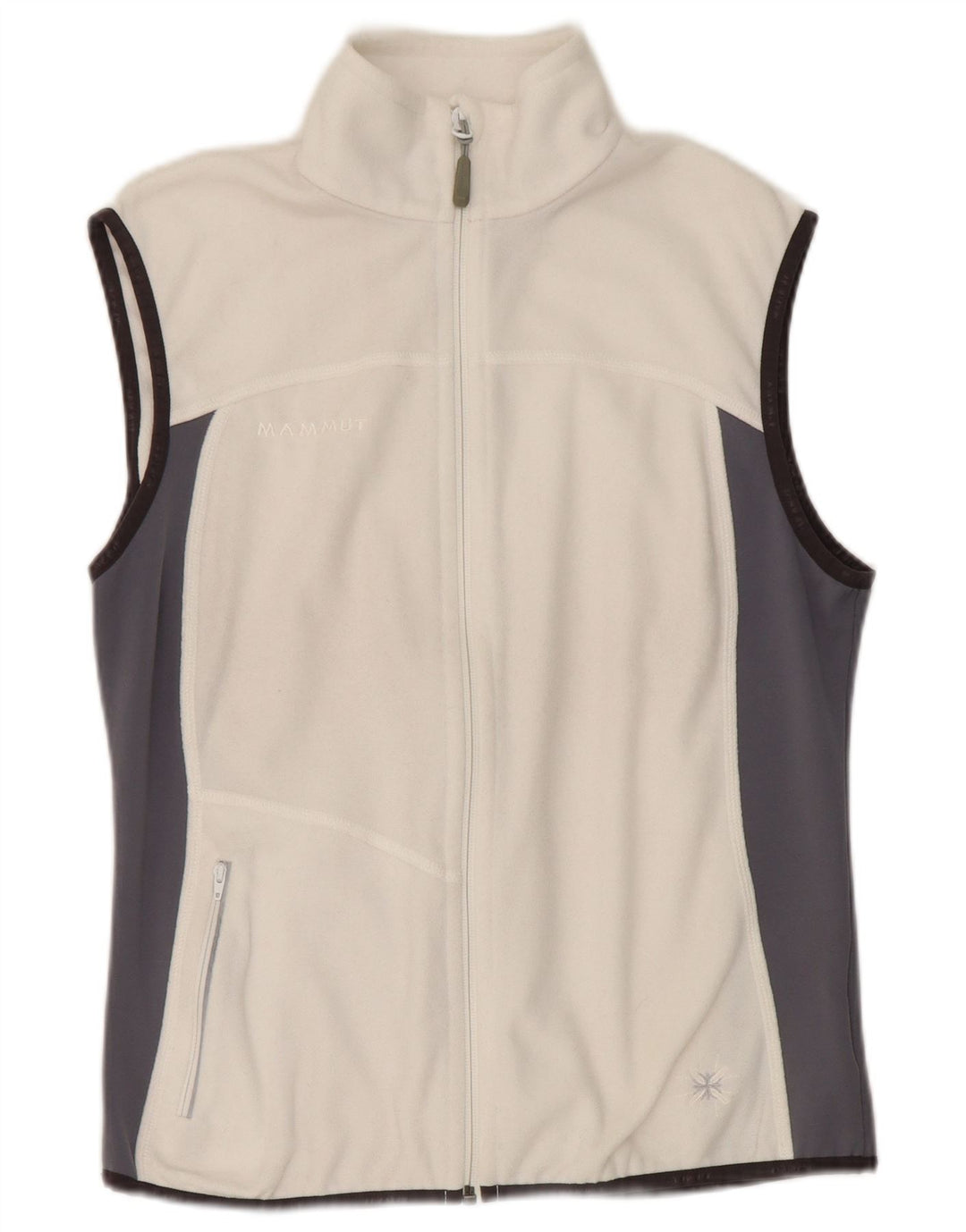 Gilet din fleece pentru femei Mammut UK 16, mare, alb, poliester color bloc