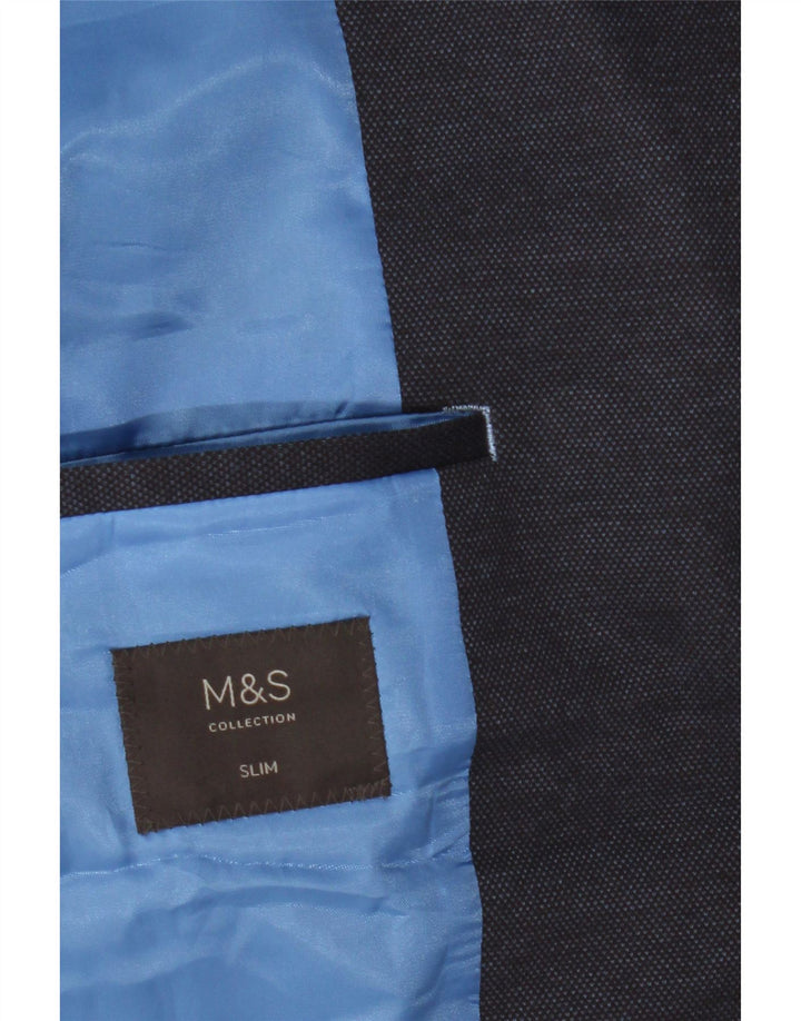 MARKS & SPENCER Jachetă pentru bărbați, cu 2 nasturi, slim fit, UK 46 XL, bleumarin
