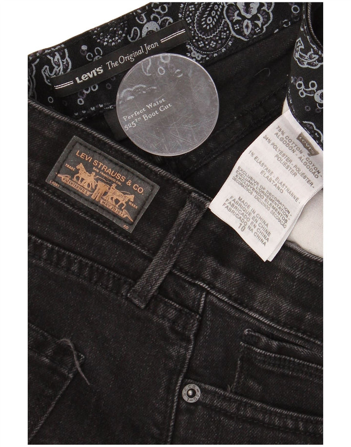 Jeans LEVI'S pentru femei 525 Bootcut US 10 Large W30 L30 Black