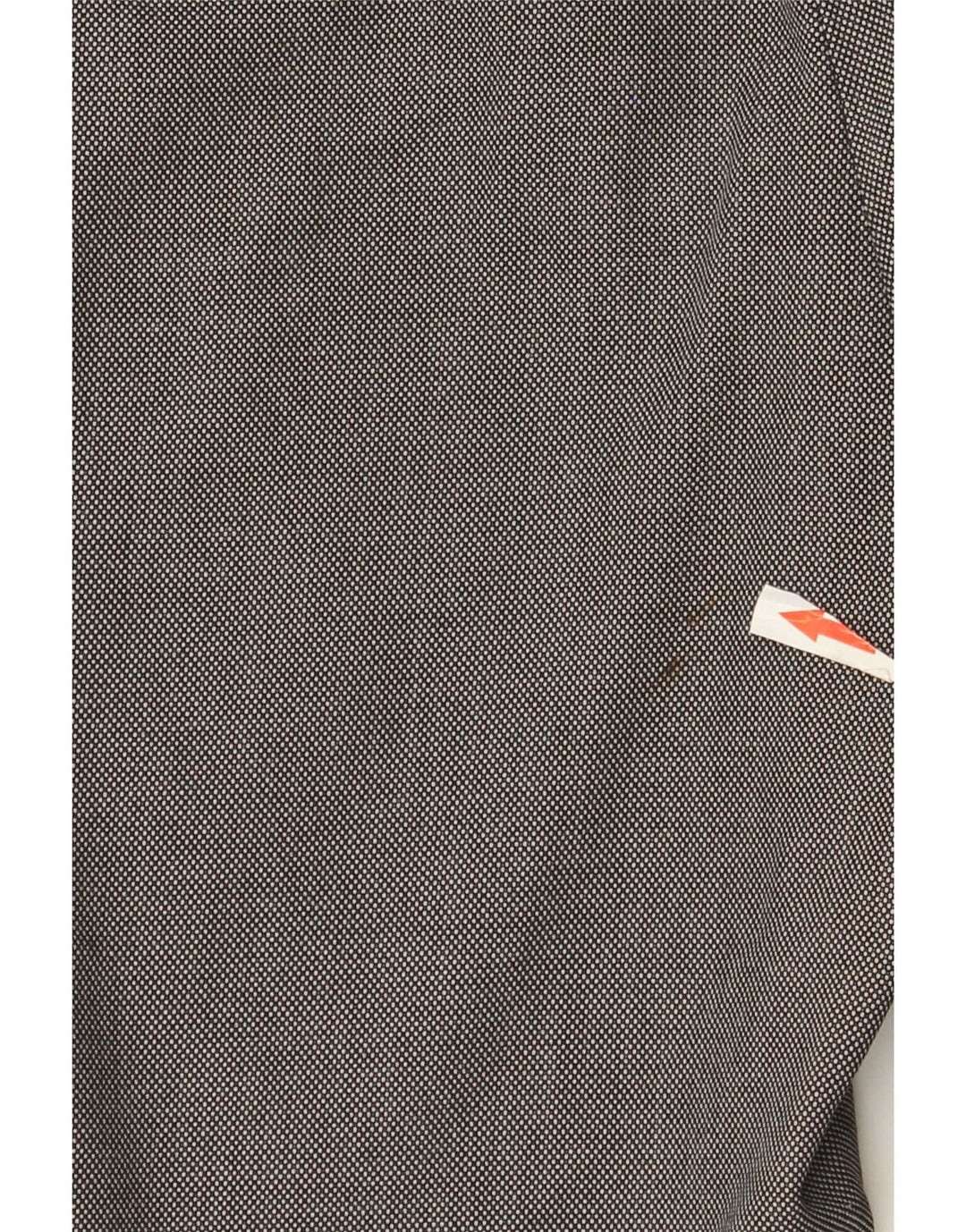 Zara Womens Bootcut Chino Trousers EU 40 Medium W30 L32 Grey Spotted