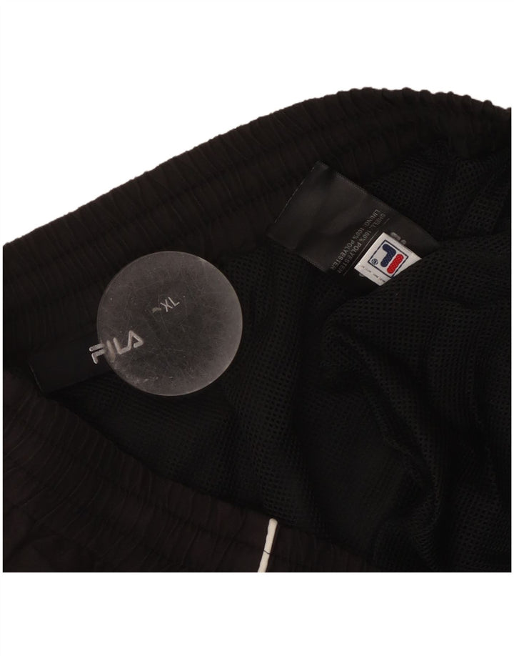 Pantaloni scurți sport Fila pentru bărbați XL poliester negru
