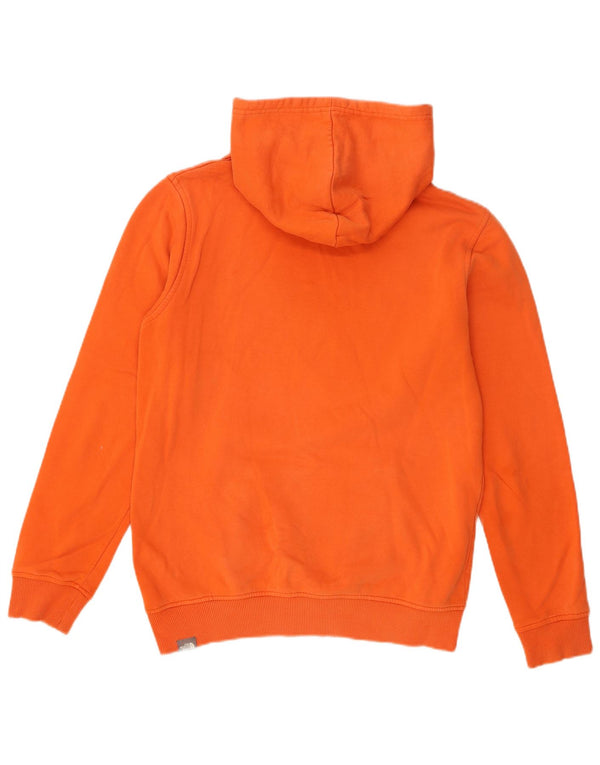 The North Face Boys Graphic Hoodie Jumper 14-15 ani XL bumbac portocaliu