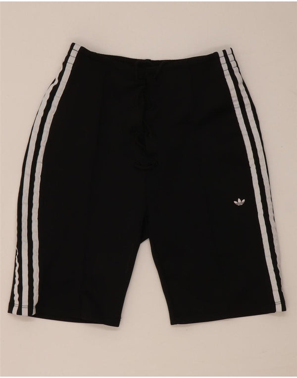 Pantaloni scurți sport Adidas pentru femei UK 12 Medium Black Bumbac