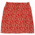 Fusta mini pentru femei Murphy & Nye W27 Bumbac Floral Roșu Mic
