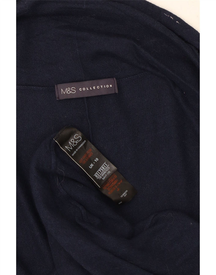 Pulover cardigan deschis pentru femei Marks & Spencer UK 10 Mic Bleumarin