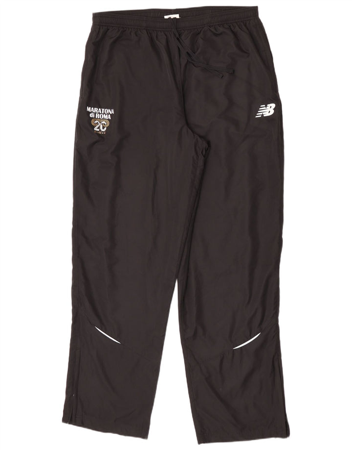 Pantaloni de trening grafic pentru bărbați NEW BALANCE XL poliester negru