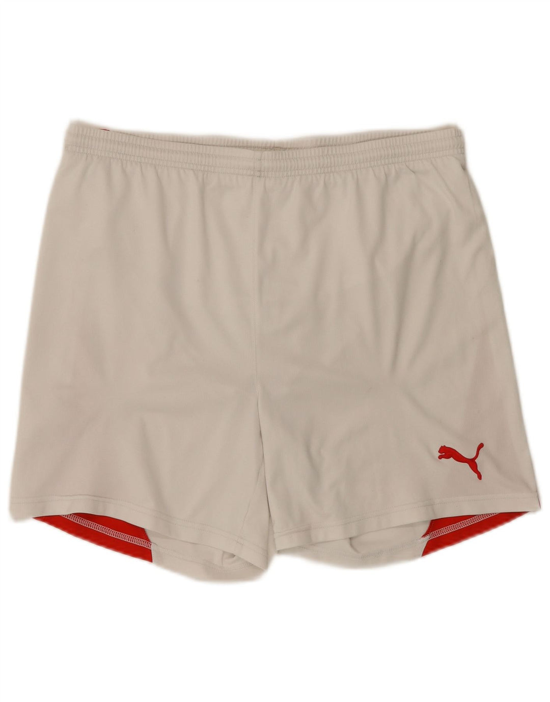 Pantaloni scurți sport Puma pentru bărbați, mari, alb, blocuri de culoare