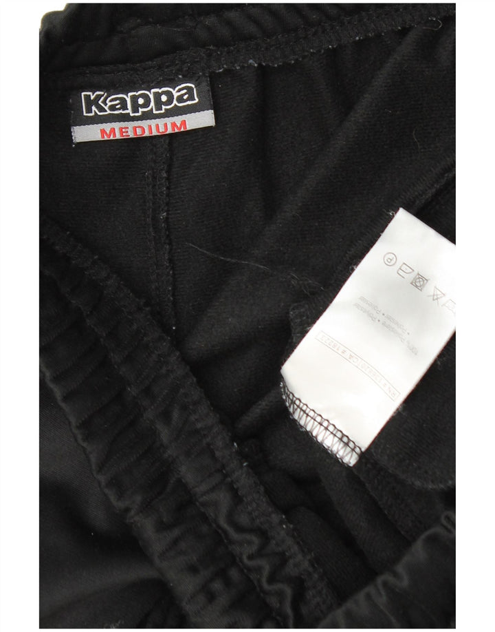 Pantaloni de trening pentru bărbați Kappa Pantaloni de jogging Poliester mediu negru