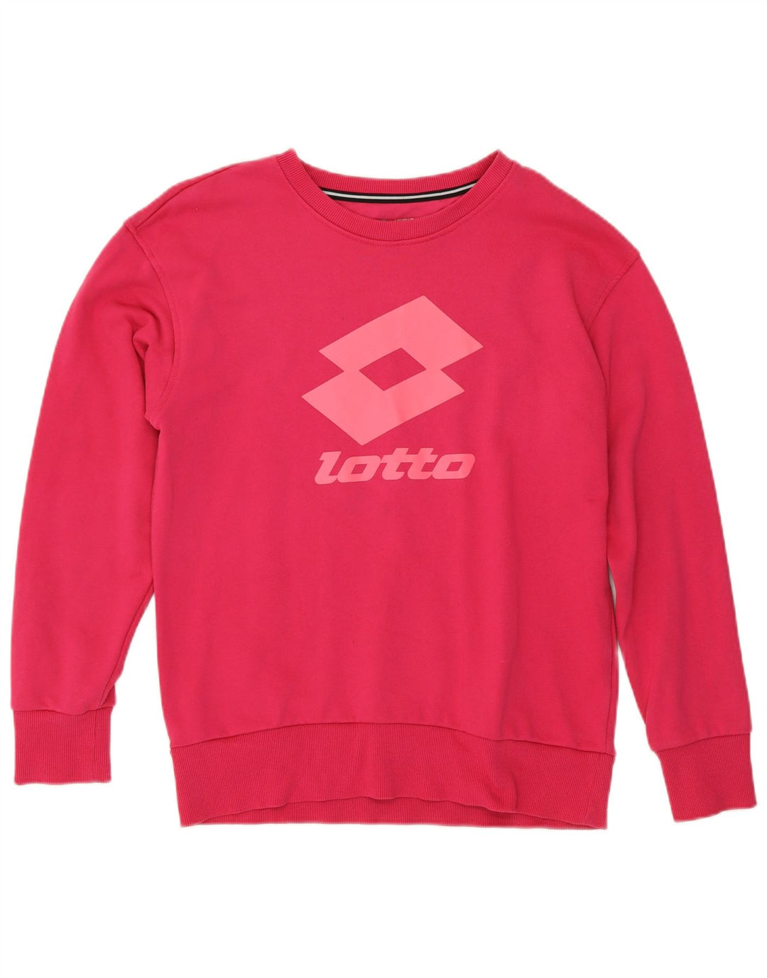 Pulover pentru femei Lotto UK 14, bumbac roz mediu