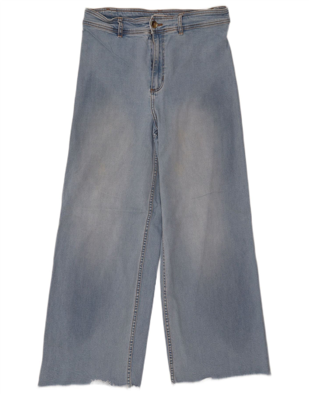 BILLABONG Blugi pentru femei cu talie înaltă cu picioare largi L30 L27 Albastru