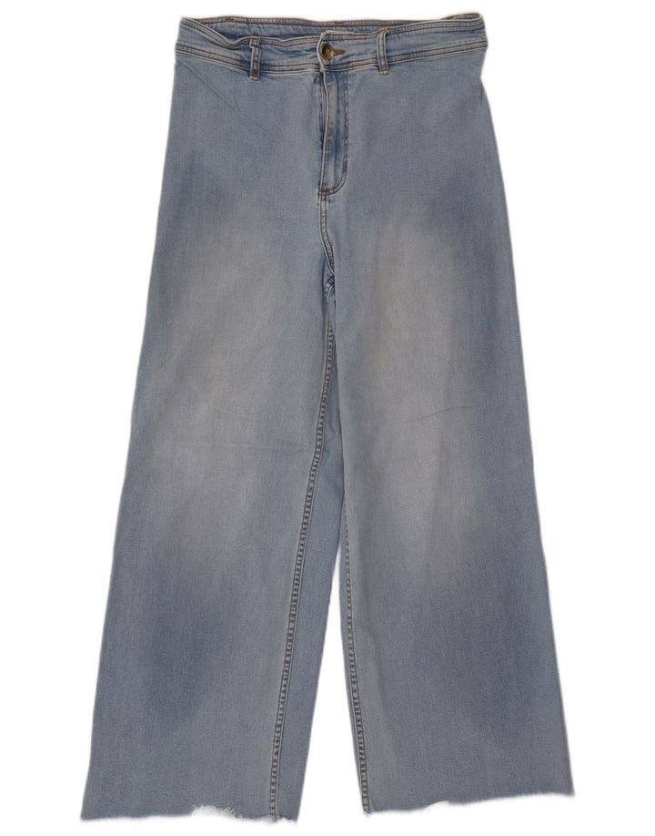 BILLABONG Blugi pentru femei cu talie înaltă cu picioare largi L30 L27 Albastru