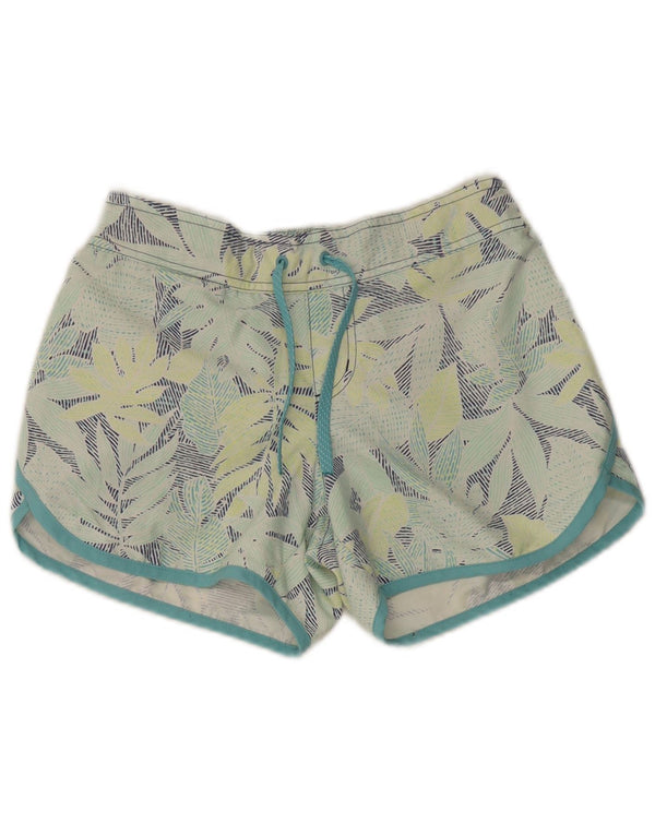 Pantaloni scurți sport Columbia pentru femei UK 8 Small Green Floral Poliester