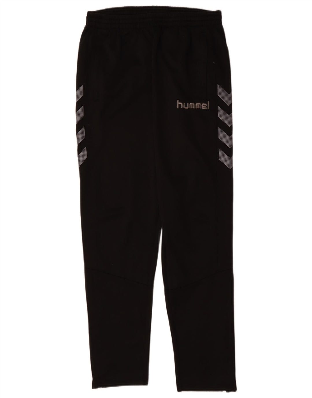 Pantaloni de trening grafic pentru bărbați HUMMEL, poliester mediu negru