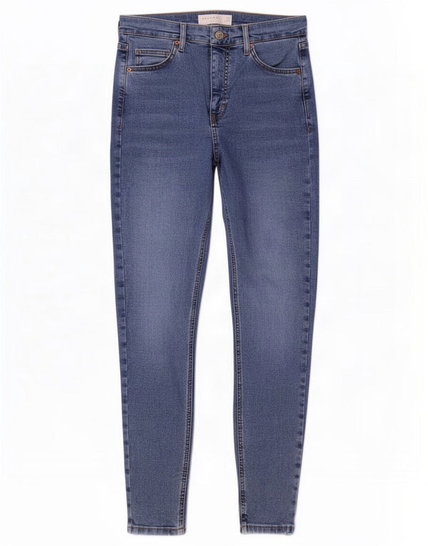 Topshop Womens Jamie Skinny Jeans W29 L28 Blue Cotton