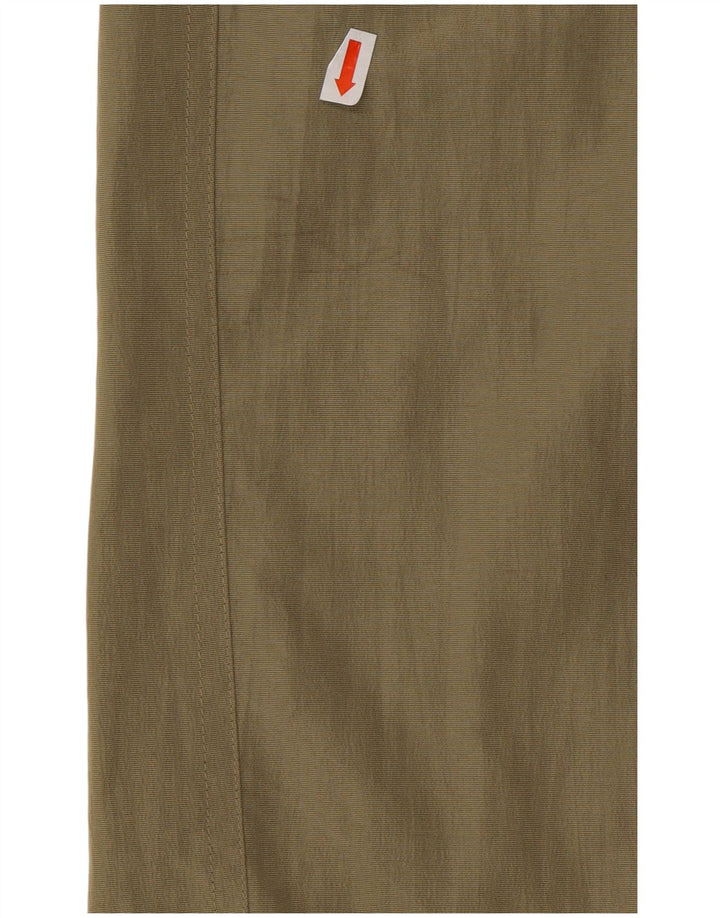 DIADORA Mens Rain Jacket UK 42 XL Khaki Polyamide