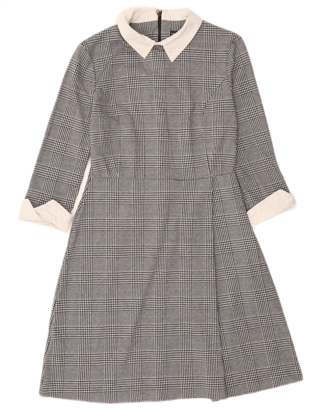 Rochie A-Line pentru femei Marks & Spencer UK 10, picior de găin negru mic