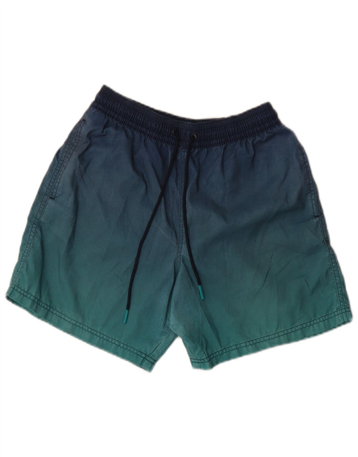 MARKS & SPENCER Pantaloni scurți de baie pentru bărbați, mici, albastru, din poliester