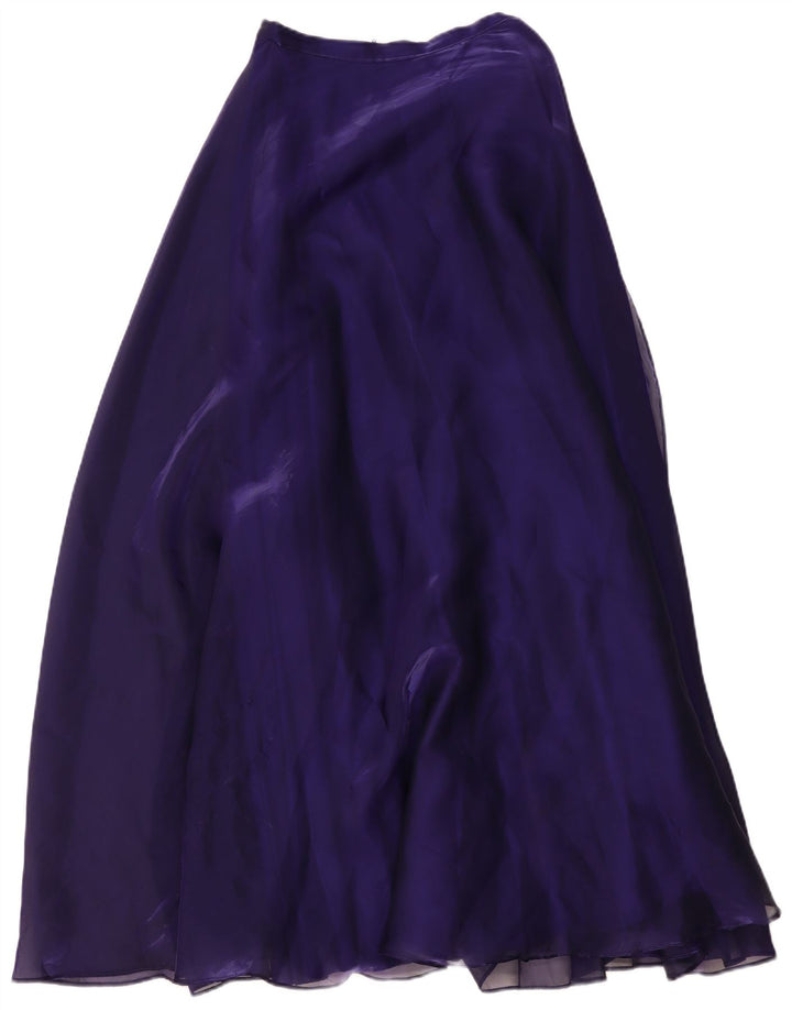 Fusta Maxi Vintage pentru femei Mic W26 Poliester violet