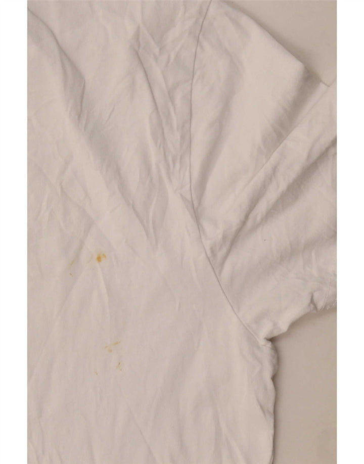 Tricou Diesel pentru bărbați Top mare din bumbac alb