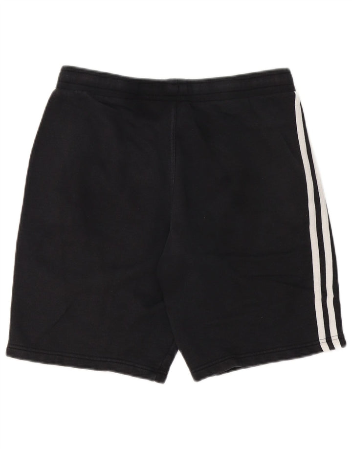 Pantaloni scurți sport ADIDAS pentru bărbați, bumbac negru mic