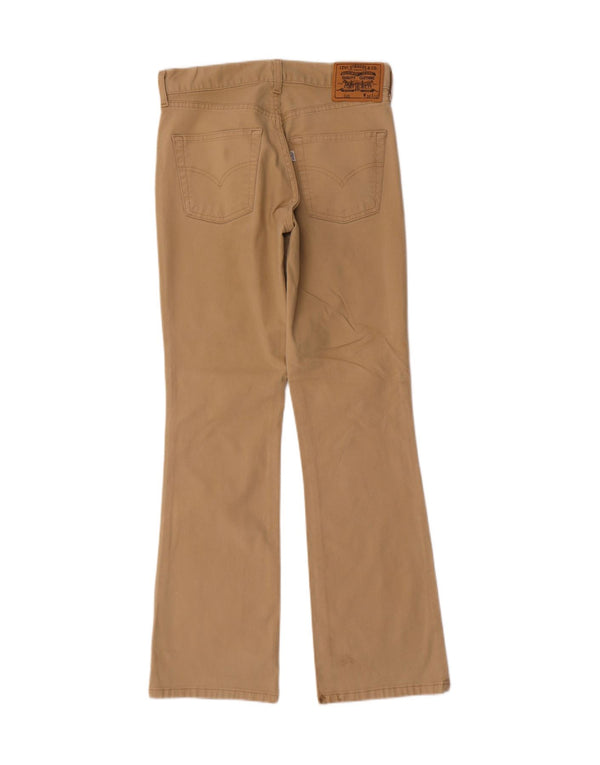 Pantaloni casual Levi's 525 Bootcut L30 L32 bumbac bej