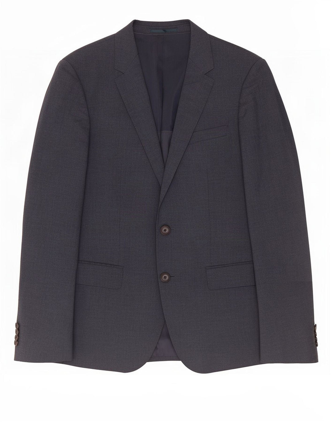 Blazer pentru bărbați Hugo Boss cu 2 nasturi EU 48 Lână medie albastru bleumarin