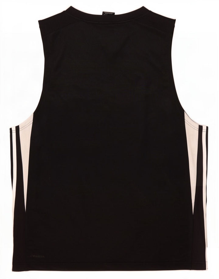 Vest Top Climacool pentru bărbați Adidas, mare, negru, poliester color bloc