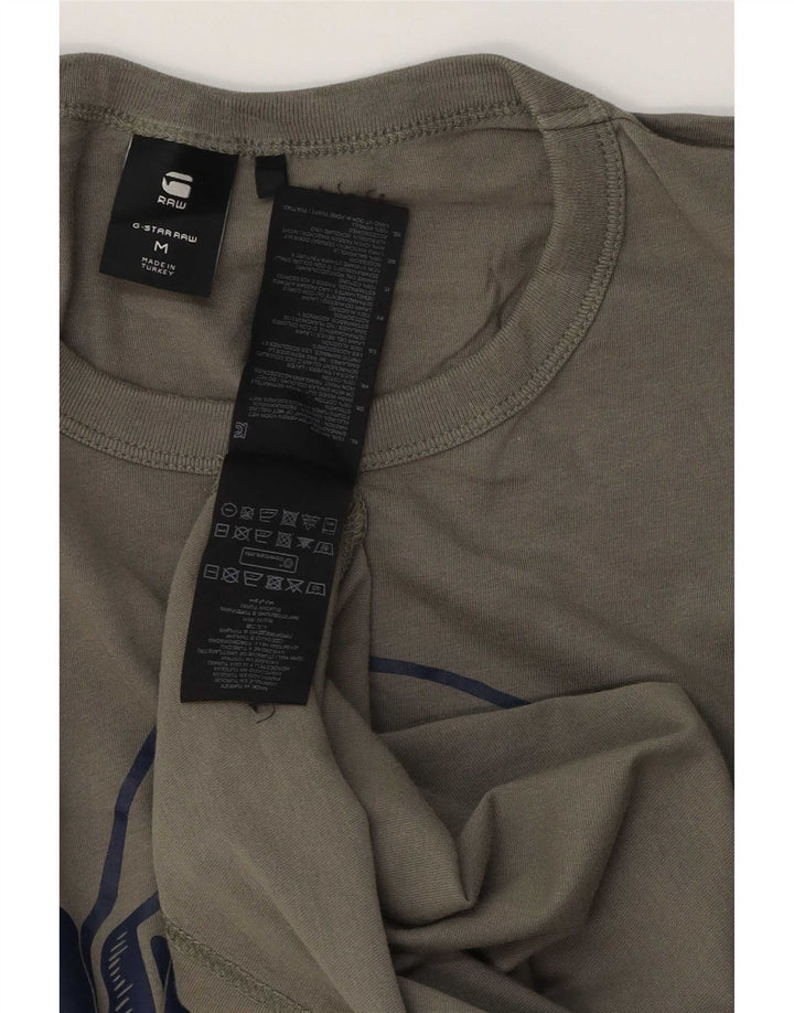 Tricou grafic pentru bărbați G-Star Top Mediu Kaki Bumbac