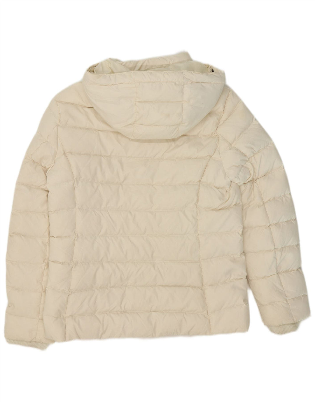 Jachetă căptușită cu glugă Tommy Hilfiger pentru femei UK 18 XL Poliester alb