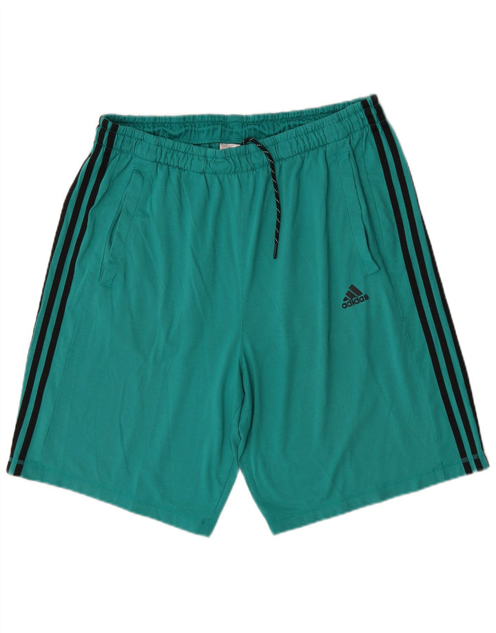 Pantaloni scurți adidas Climalite Sport XL, verde, poliester