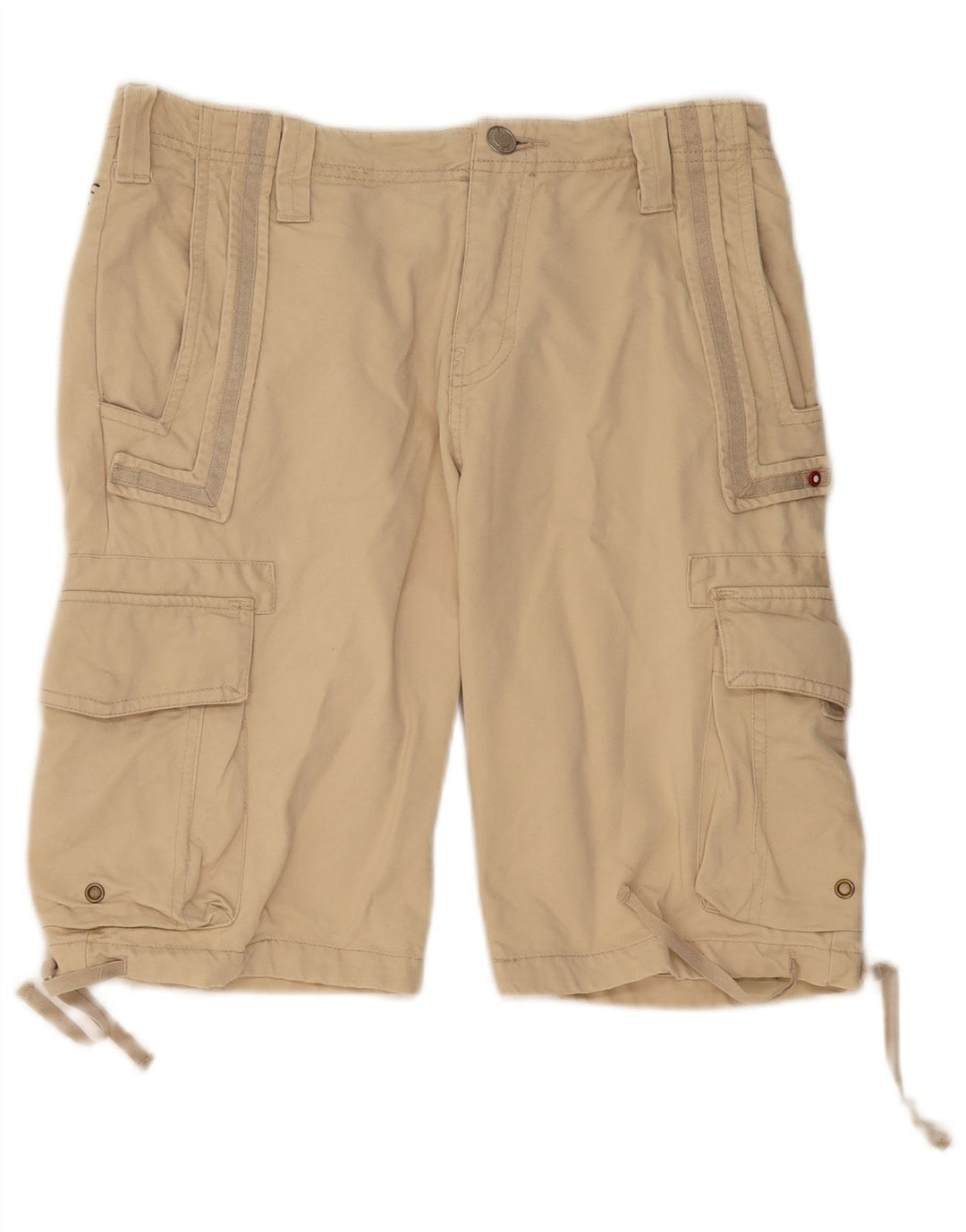 YES ZEE Mens Cargo Shorts W30 Medium Beige
