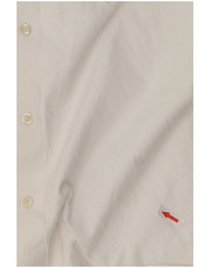 Cămașă Jack Wills pentru bărbați, bumbac alb mediu