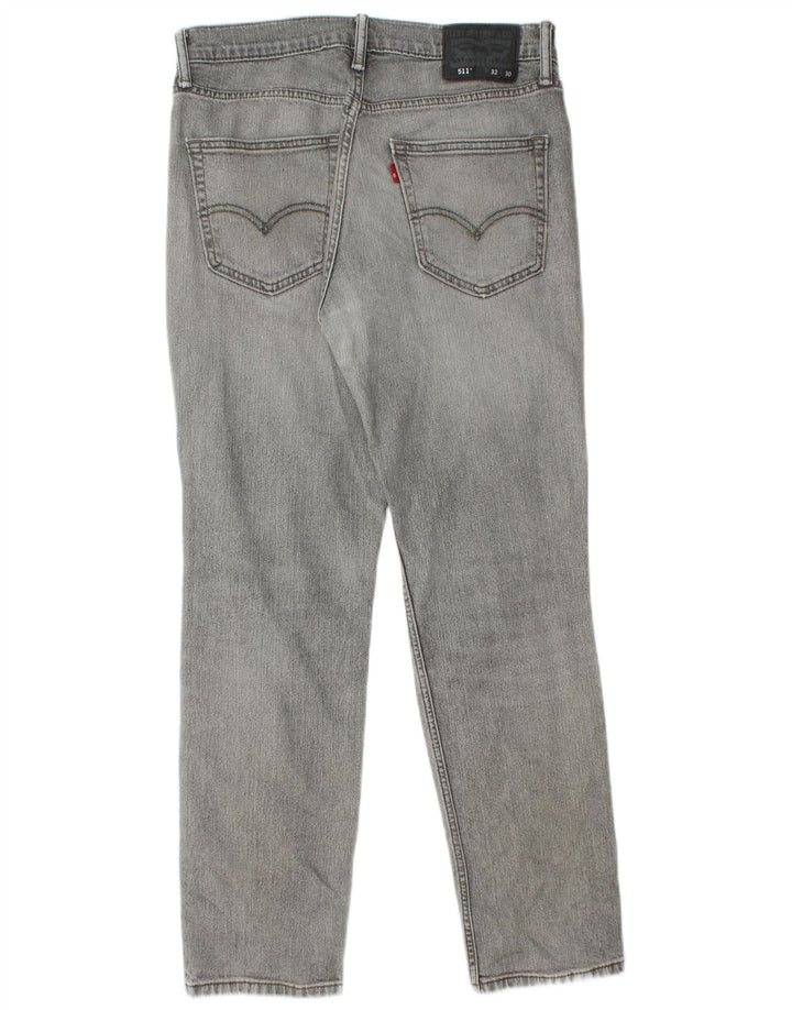 Blugi Levi's 511 Distressed Slim 32 L30 bumbac gri