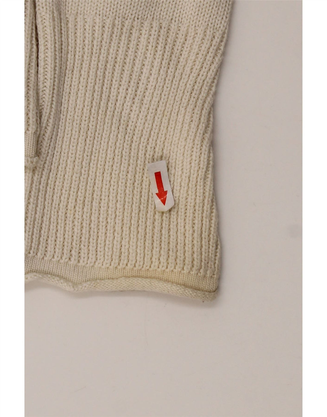 Pulover pentru femei Zara, cu fermoar, cu gât, UK 14, mare, alb