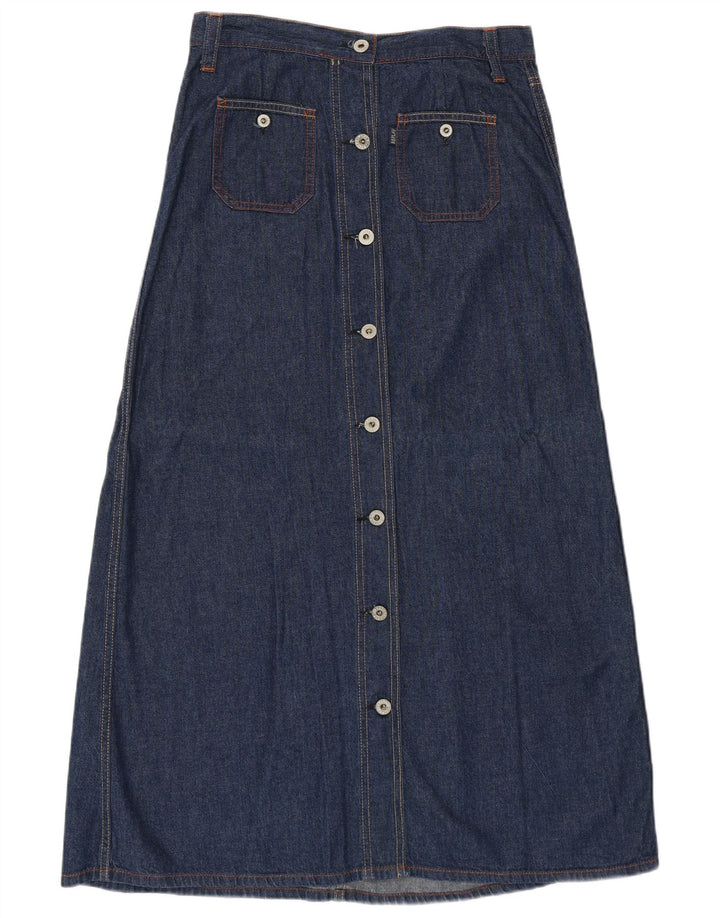 REPLAY Fusta Maxi Denim pentru Damă Mediu W28 Bumbac Bleumarin