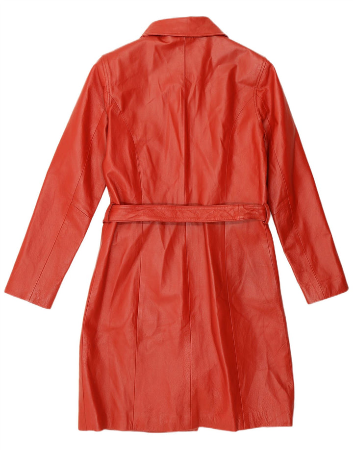 Palton din piele pentru femei Kara UK 10 Mic din piele roșie