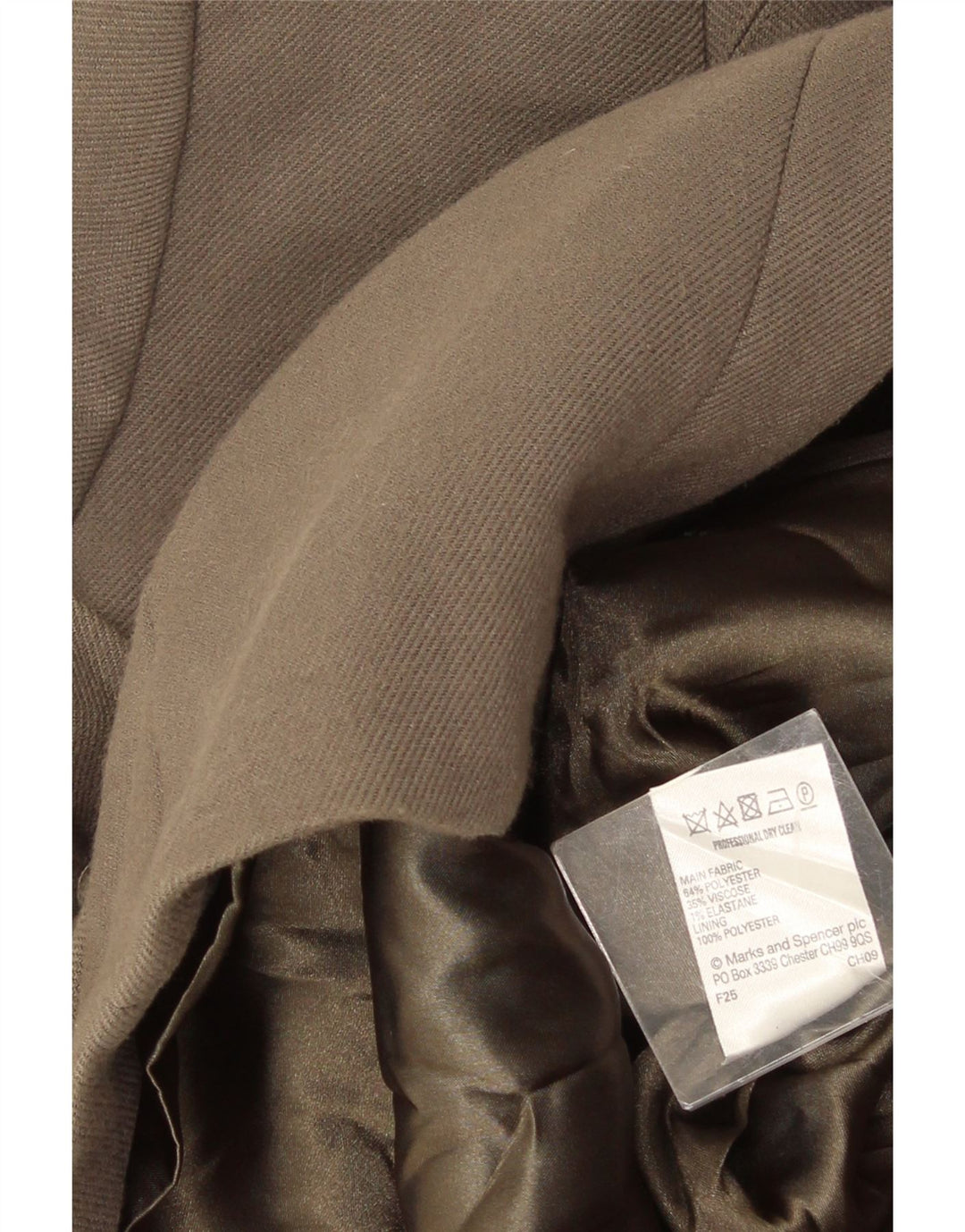 Trenci pentru femei Marks & Spencer UK 10, poliester gri mic
