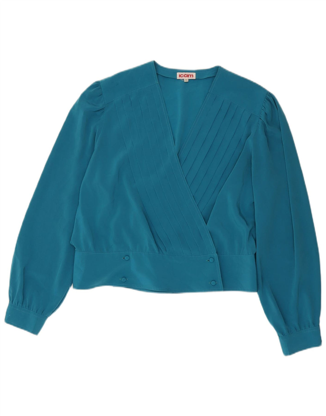 Bluză Icam Cămașă Crop pentru Femei IT 50 XL Poliester Albastru