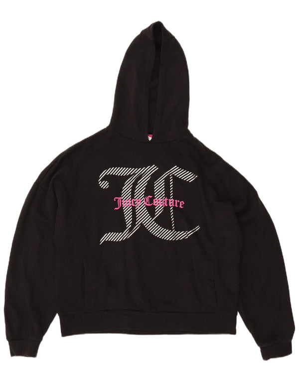 Juicy Couture Pulover supradimensionat pentru fete, 15-16 ani, negru
