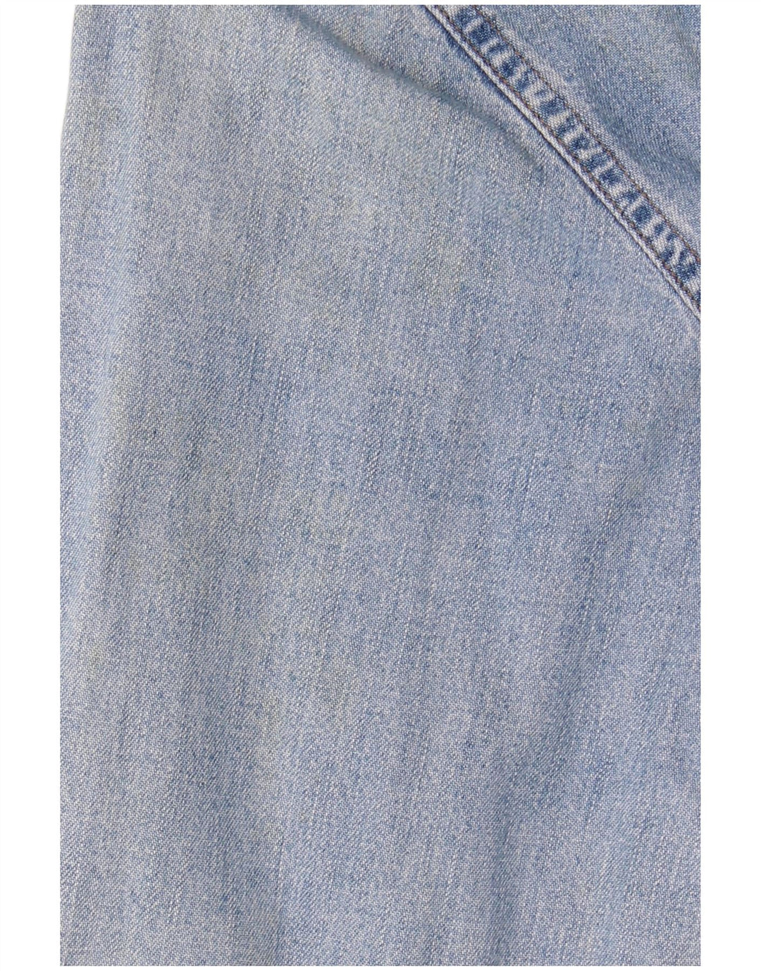 Cămașă de blugi pentru femei BENETTON UK 14, bumbac albastru mediu