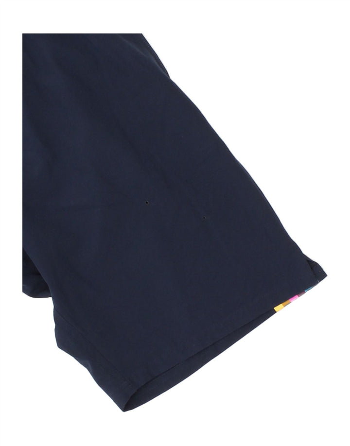 NIKE Mens Graphic Sport Shorts Small Navy Blue Polyester Vintage Nike and Second-Hand Nike from Messina Hembry 